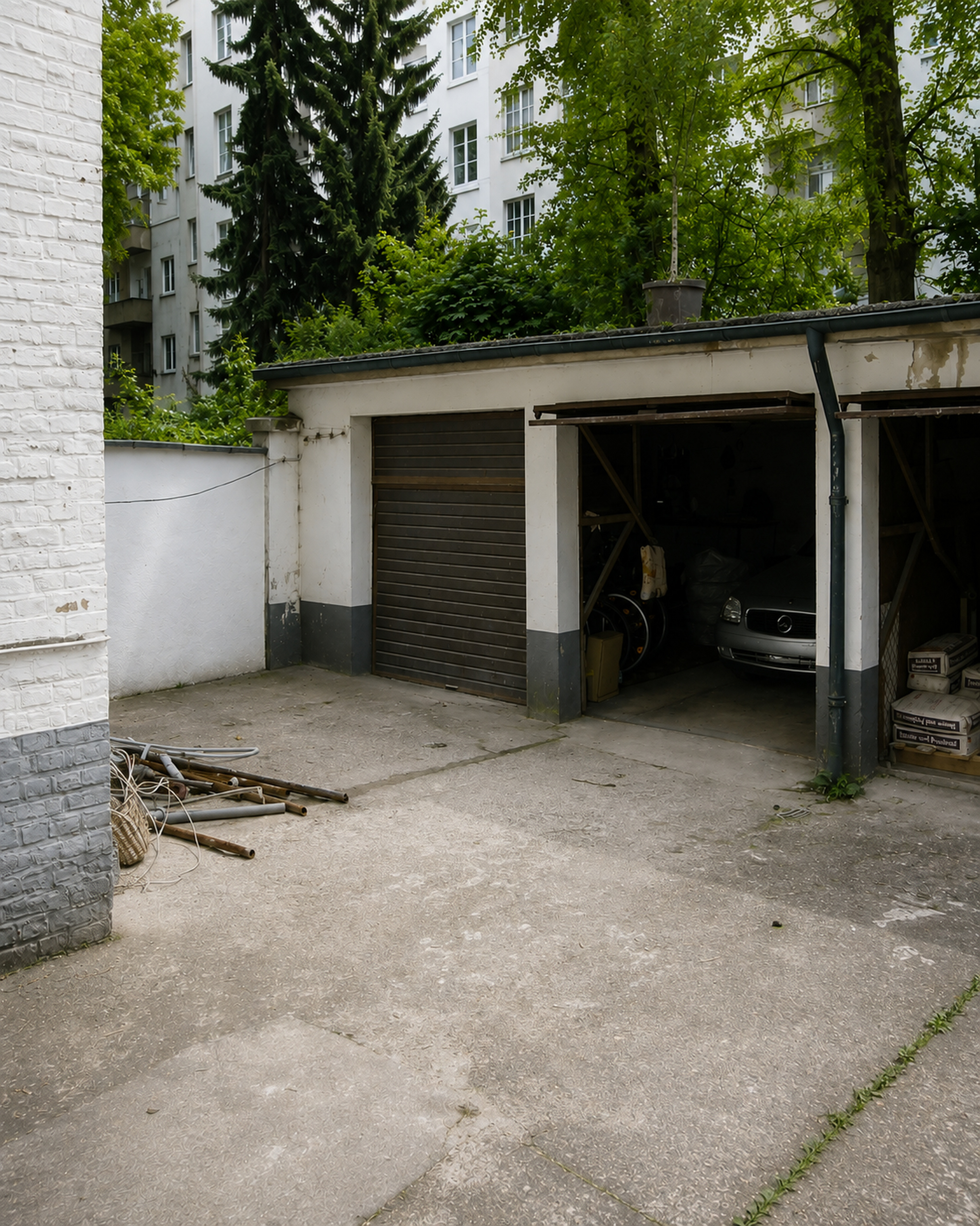 Hinterhof - Ökologische Neugestaltung – Vorher